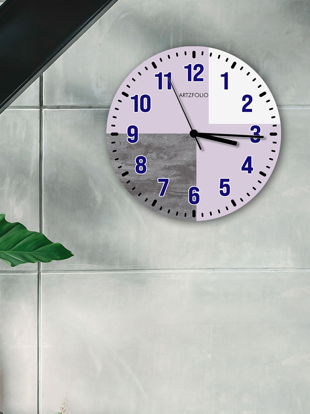 

ArtzFolio Multicoloured Printed Contemporary Wall Clock, Multi