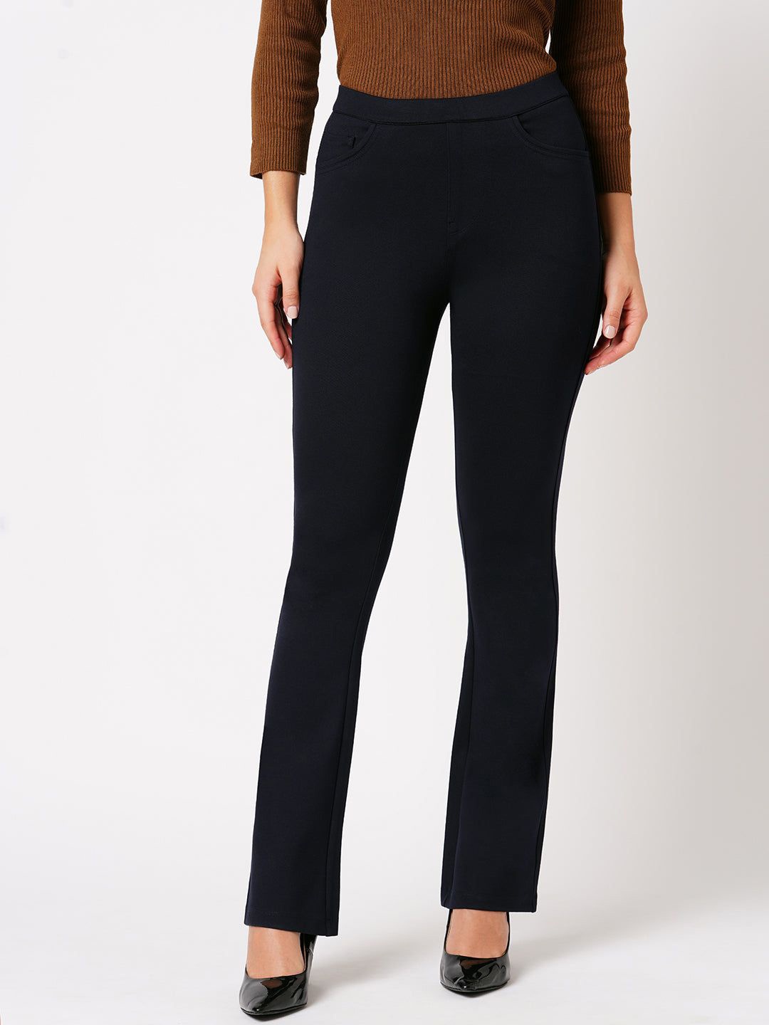 

Kraus Jeans Women Treggings, Navy blue