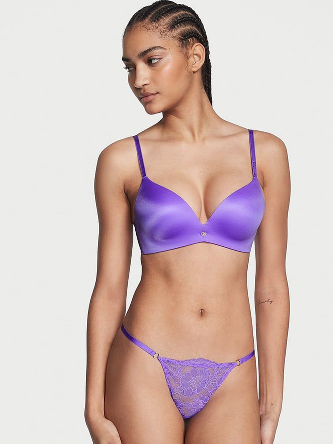 

Victoria's Secret PINK Lace Bikini Briefs 112071581SJD, Purple