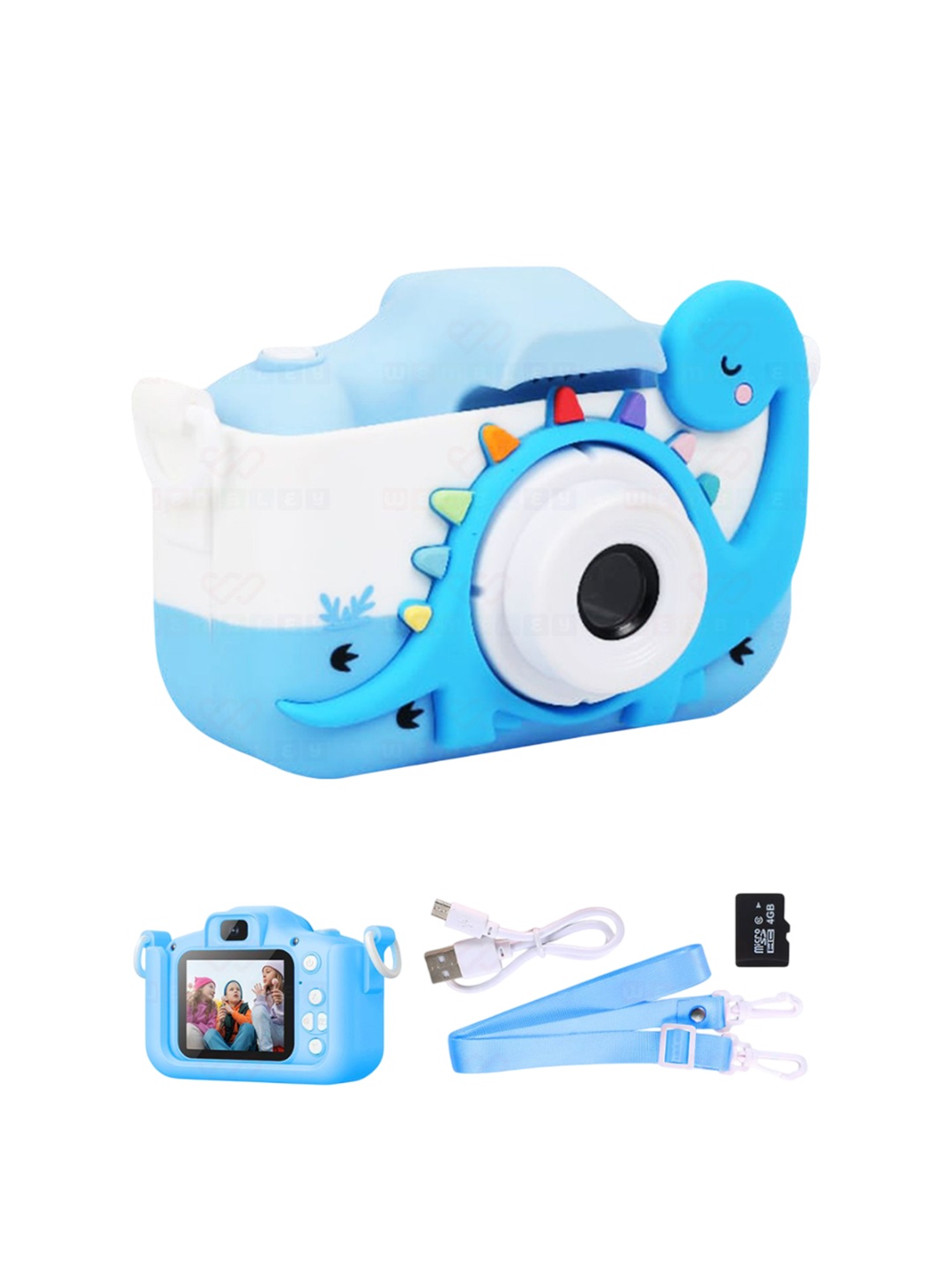 

WEMBLEY Kids Printed Digital Camera, Blue