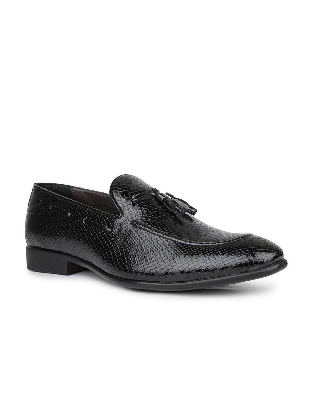 

ATESBER by Inc.5 Men Pointed Toe Formal Slip-Ons, Black
