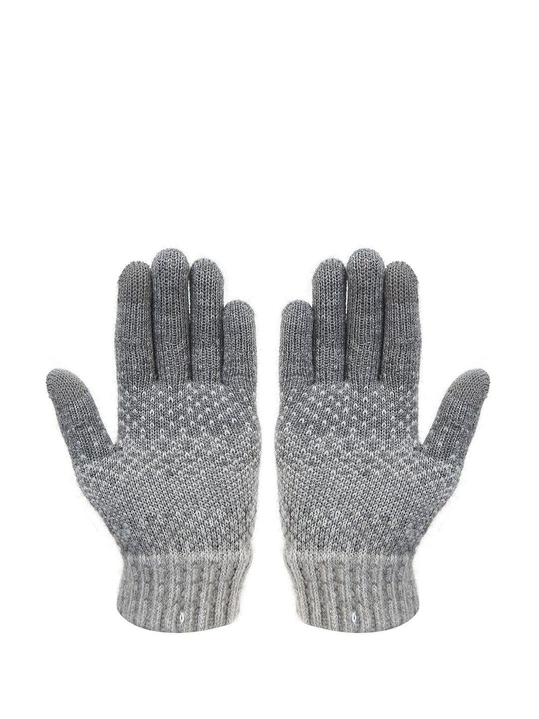

FabSeasons Kids Acrylic Winter Gloves, Grey