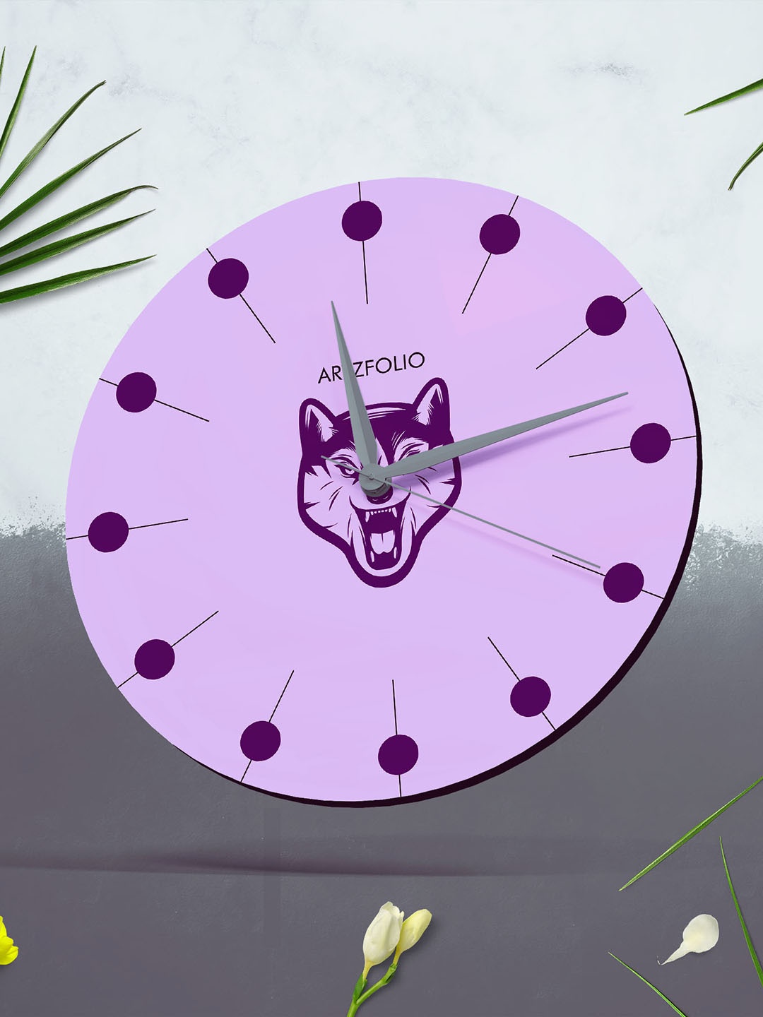

ArtzFolio Multicoloured Printed Contemporary Wall Clock, Multi