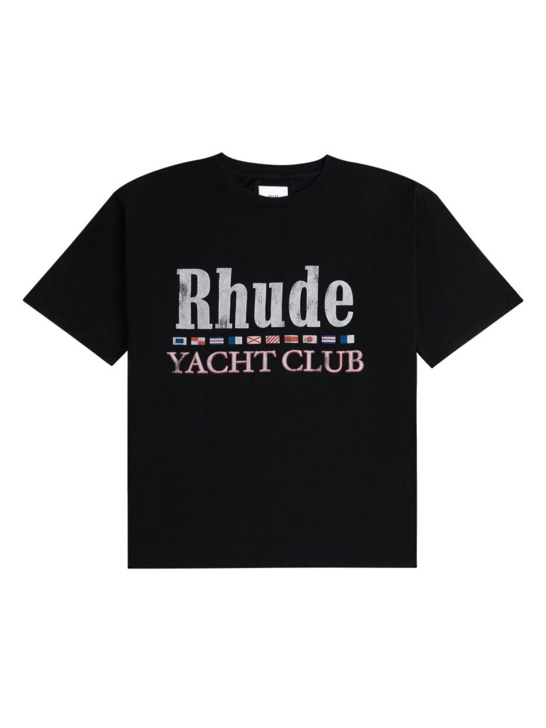 

Rhude Men Flag Vtg Black Tee