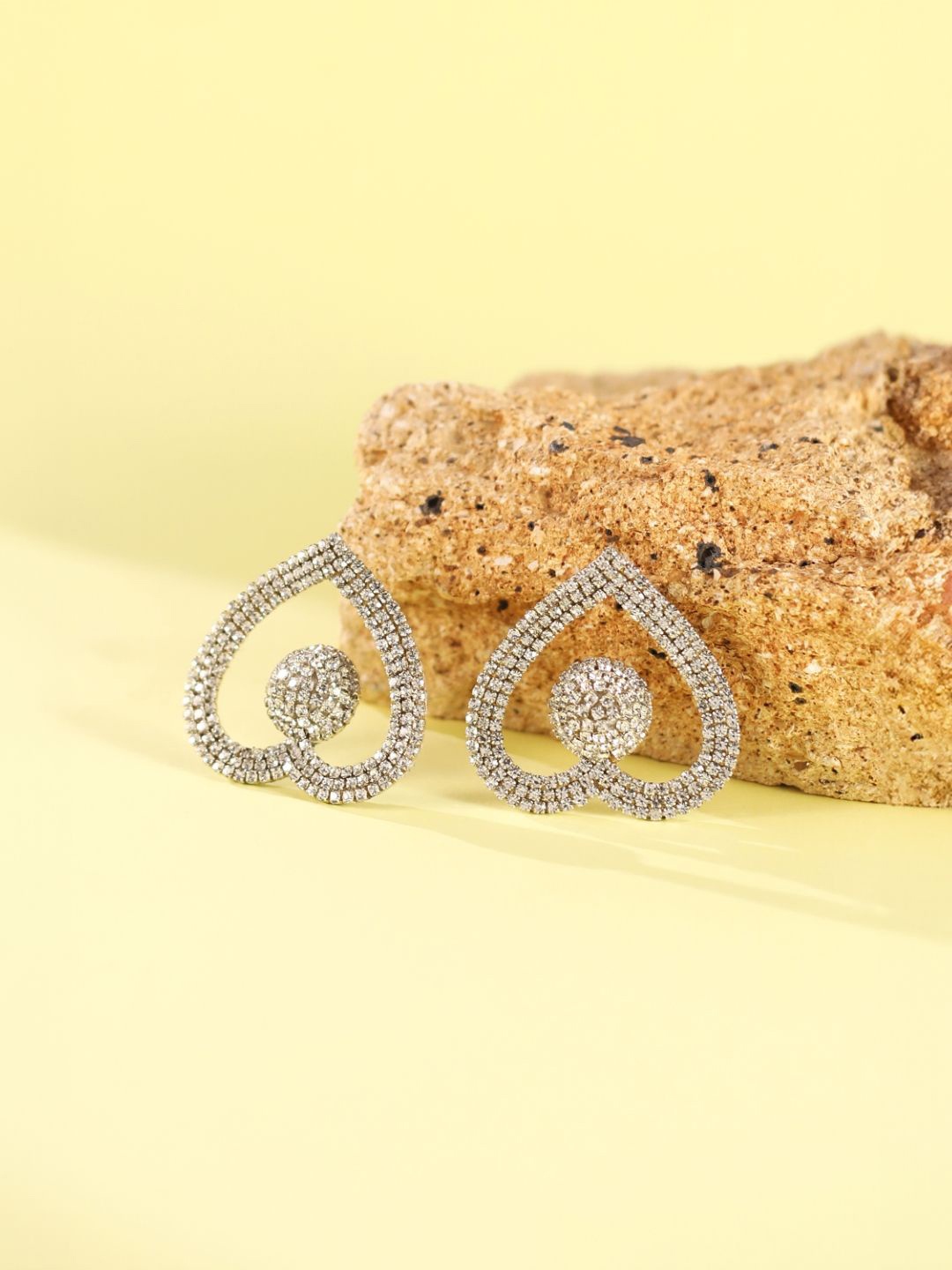 

KPOP Contemporary Studs Earrings, Silver