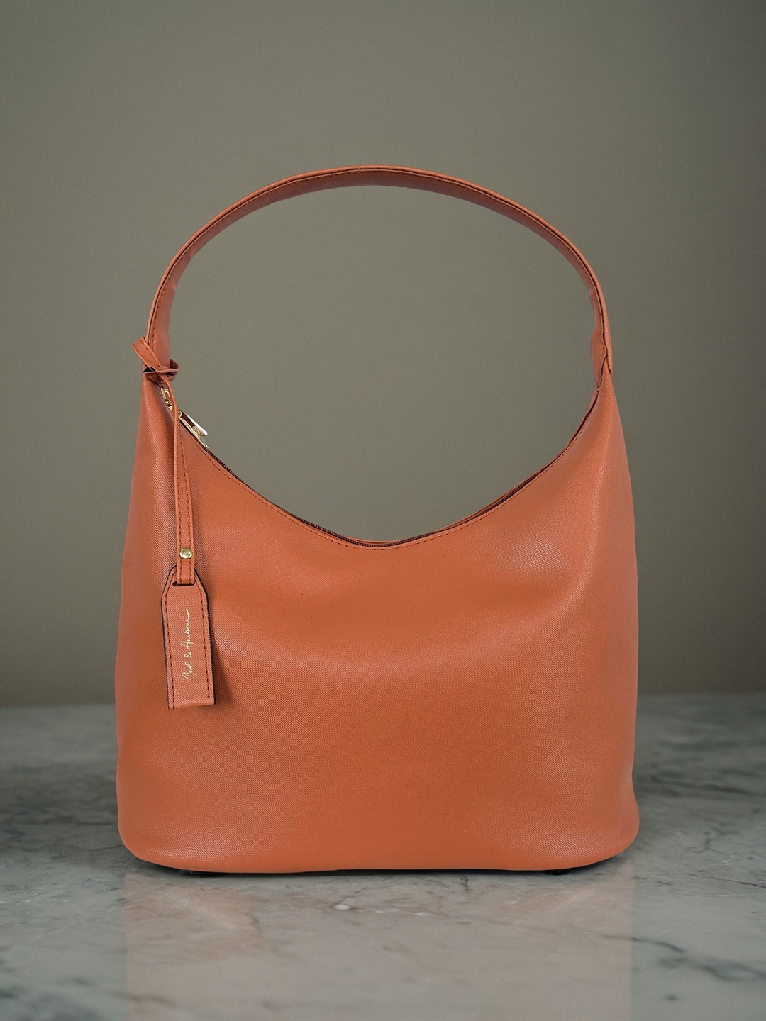 

Mast & Harbour PU Structured Shoulder Bag, Tan
