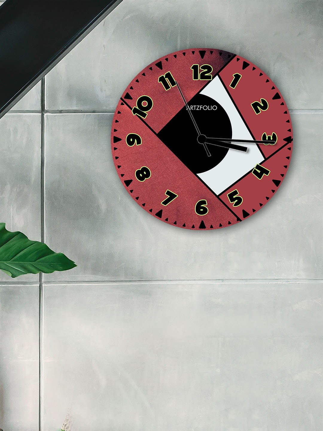 

ArtzFolio Multicoloured Printed Contemporary Wall Clock, Multi