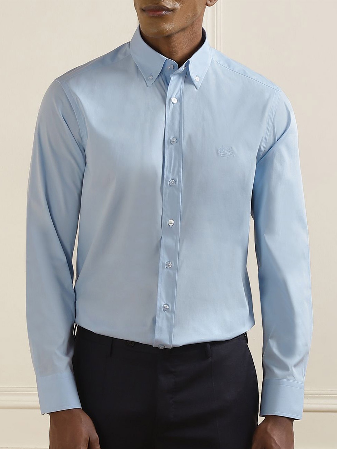 

ETRO Men Opaque Formal Shirt, Black