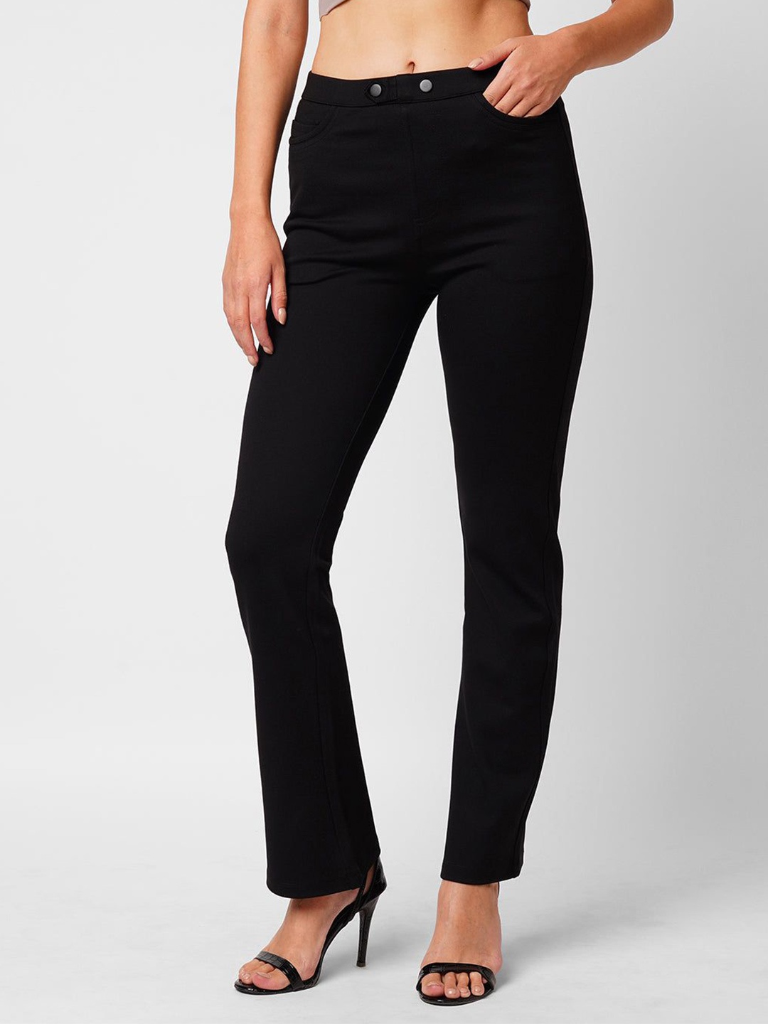 

Kraus Jeans Women Treggings, Black