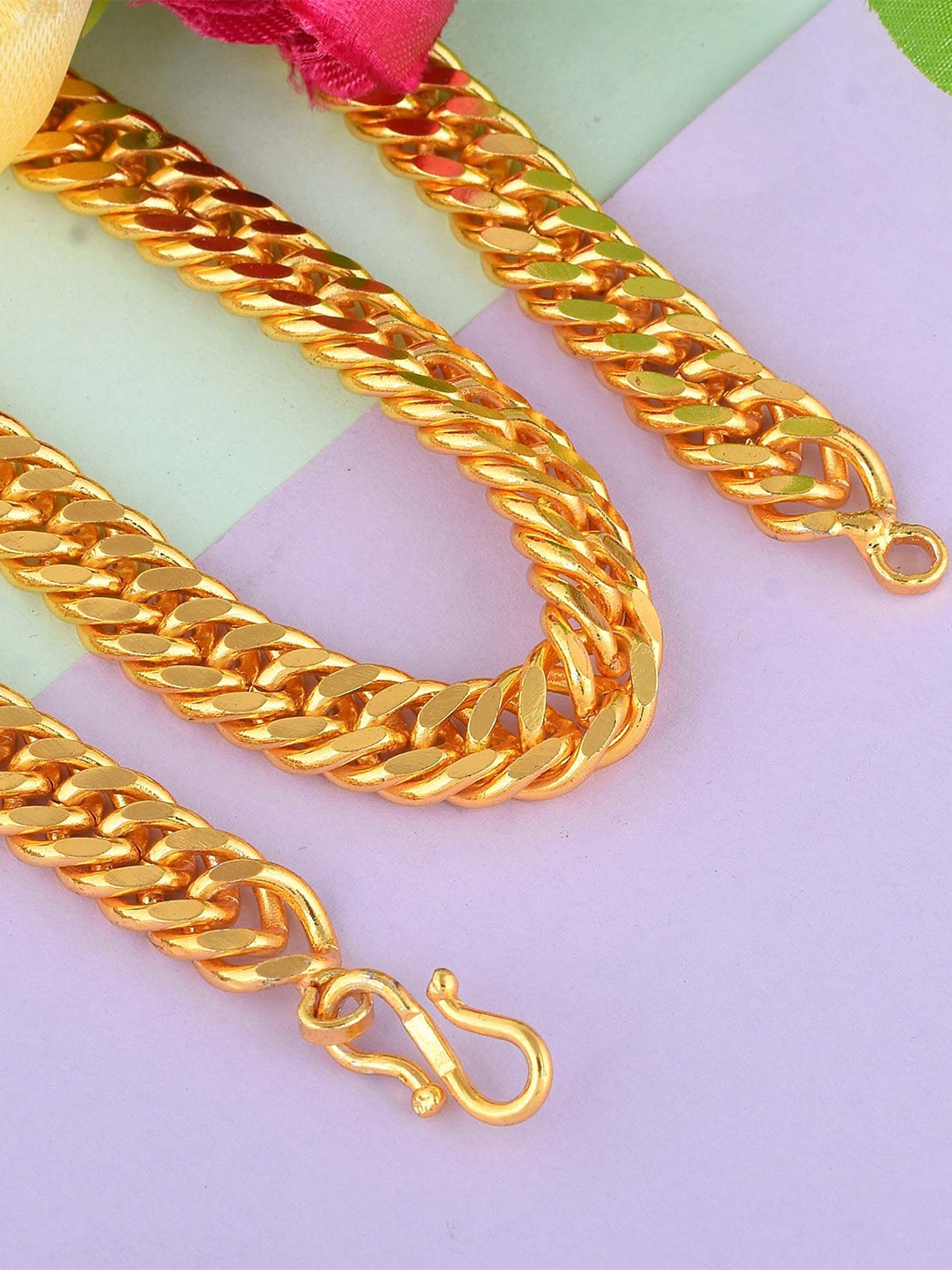 

MEMOIR Men Brass Gold-Plated Chain