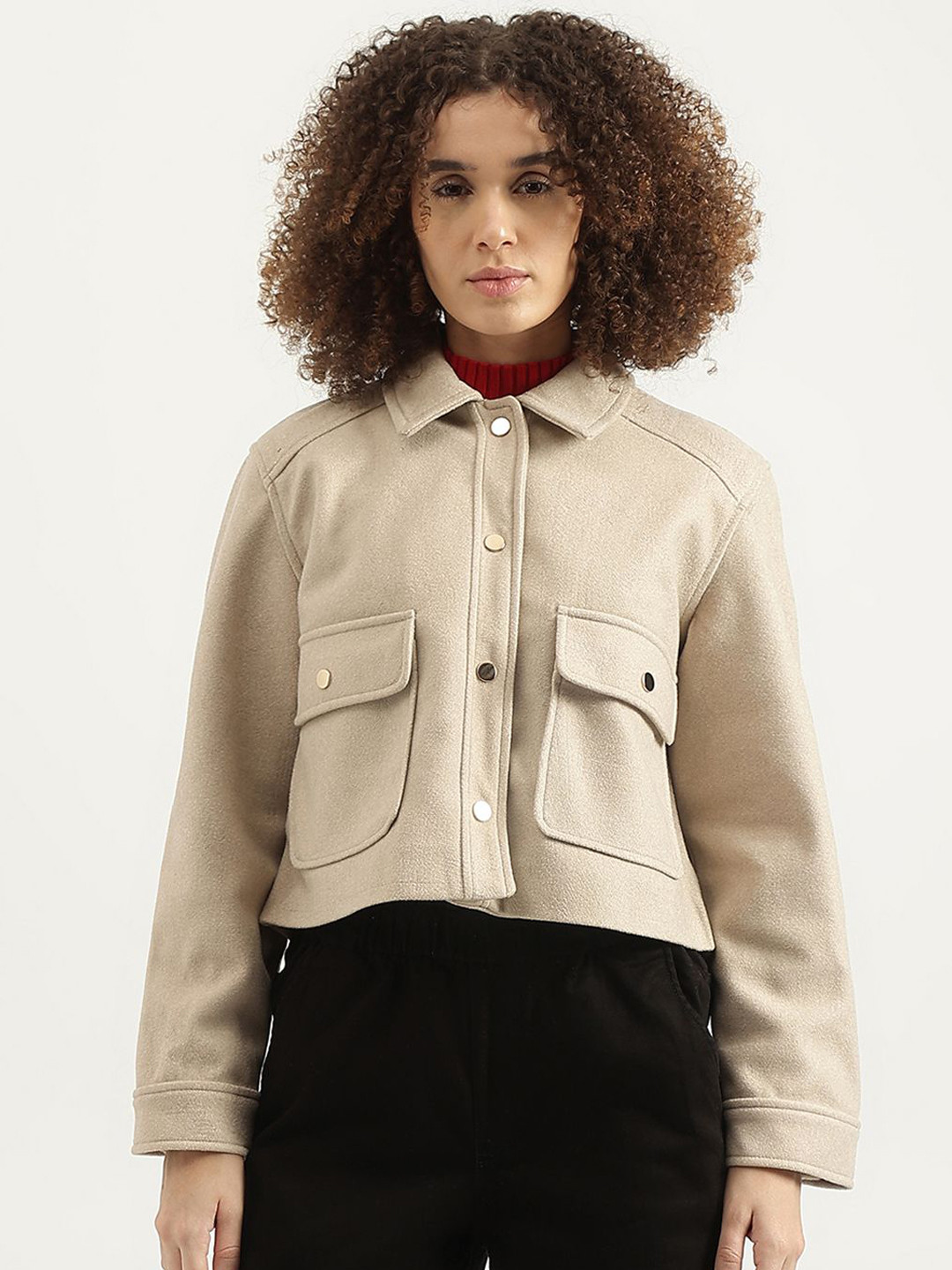 

United Colors of Benetton Women Tailored Jacket, Beige