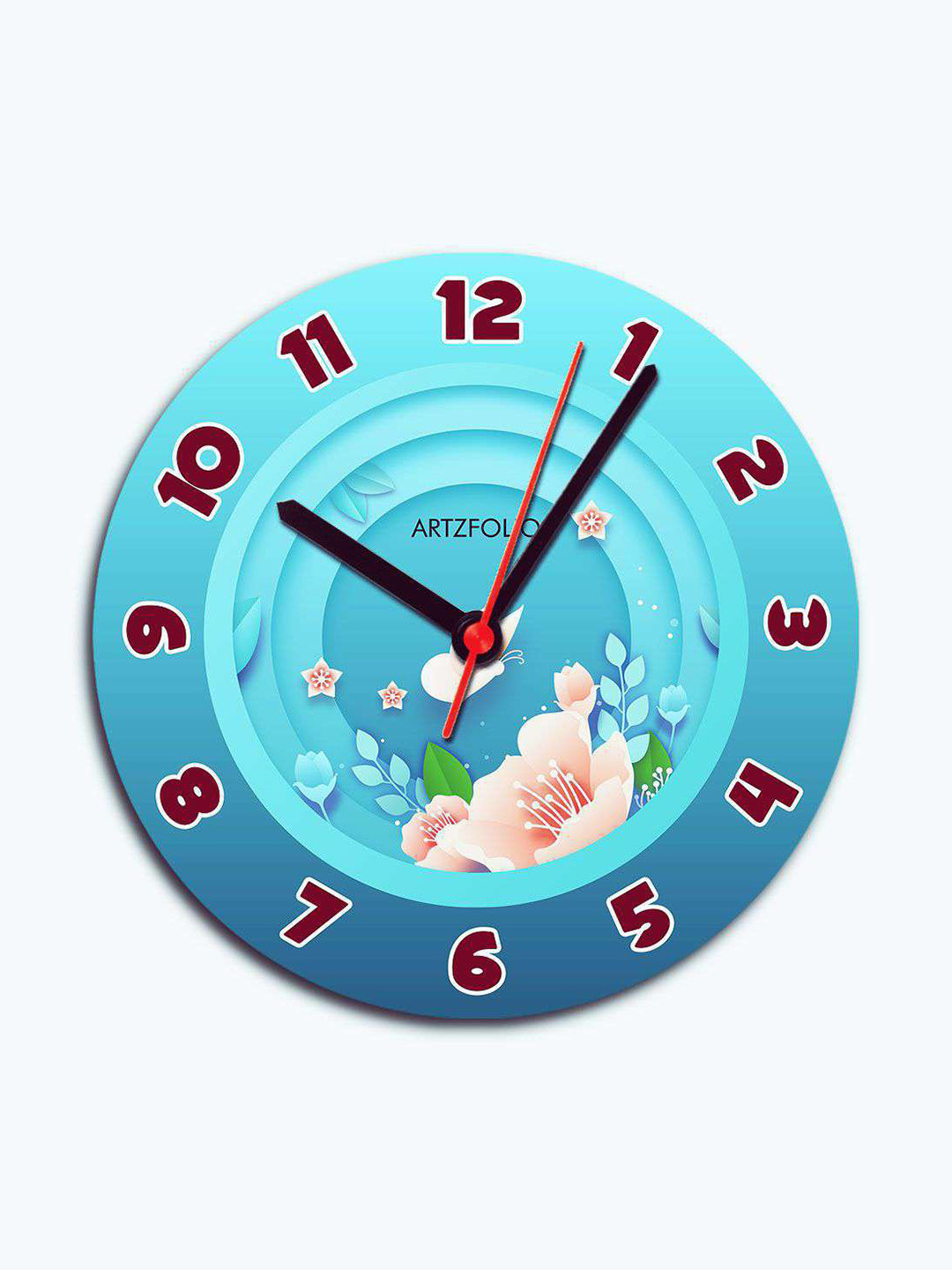

ArtzFolio Multicoloured Printed Contemporary Wall Clock, Multi