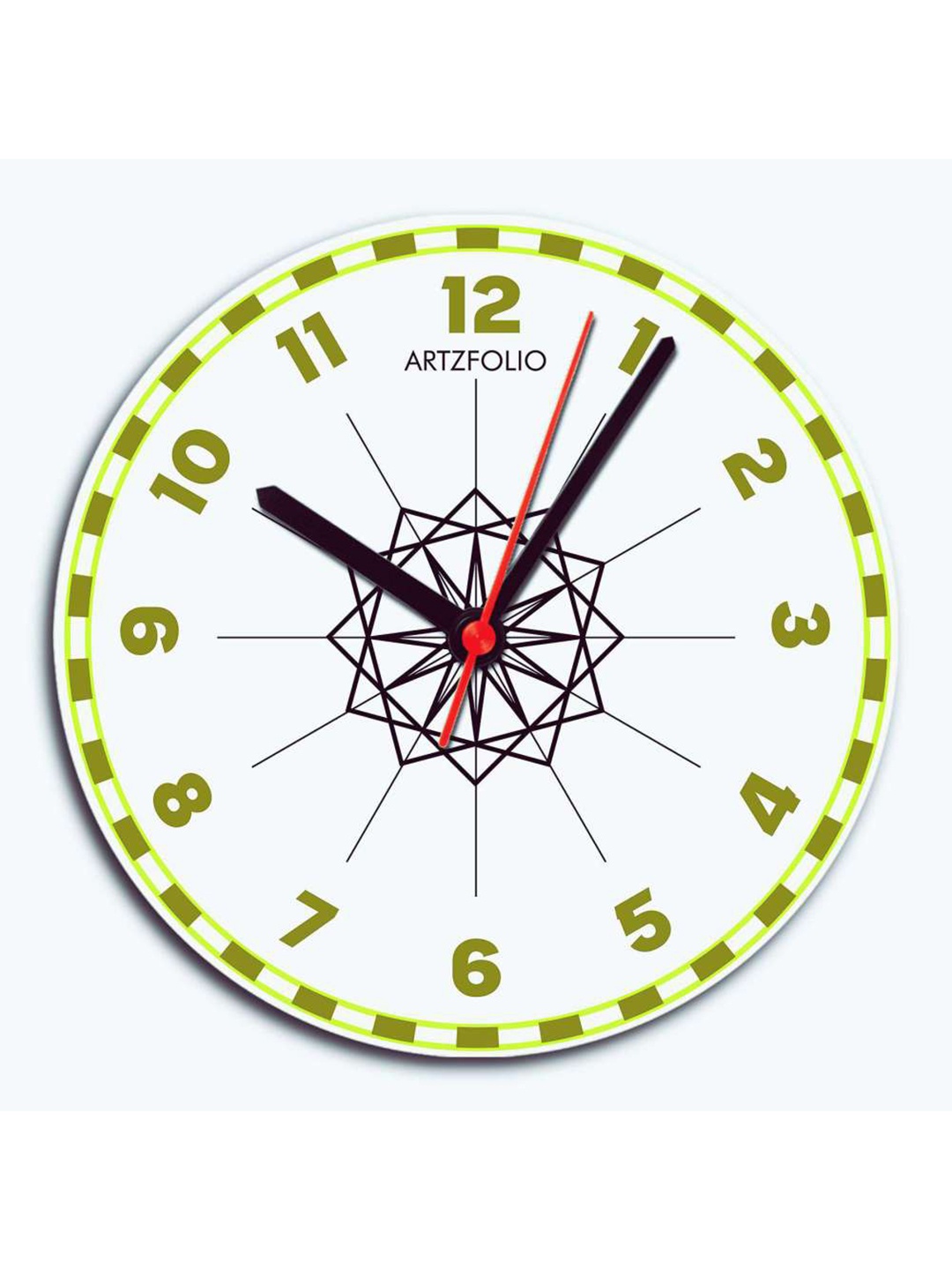 

ArtzFolio Multicoloured Printed Contemporary Wall Clock, Multi