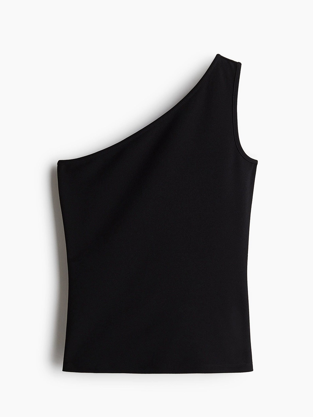 

H&M One-Shoulder Vest Top, Black