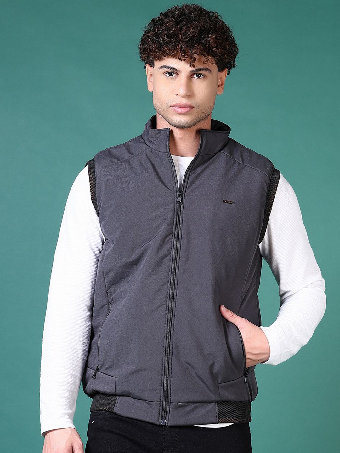 

V-Mart Men Padded Jacket, Grey