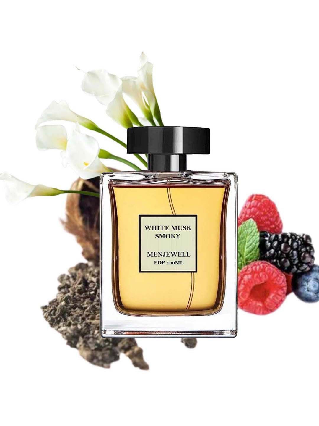 

Menjewell White Musk Smoky Long Lasting Eau De Parfum - 100 ml, Yellow