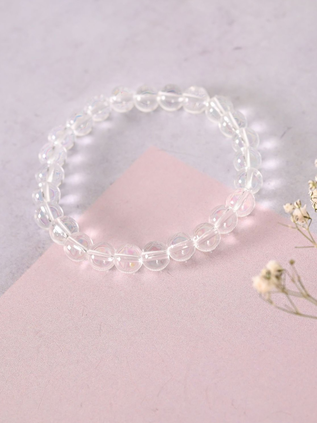 

NVR Unisex Kids Bangle-Style Bracelet, Transparent
