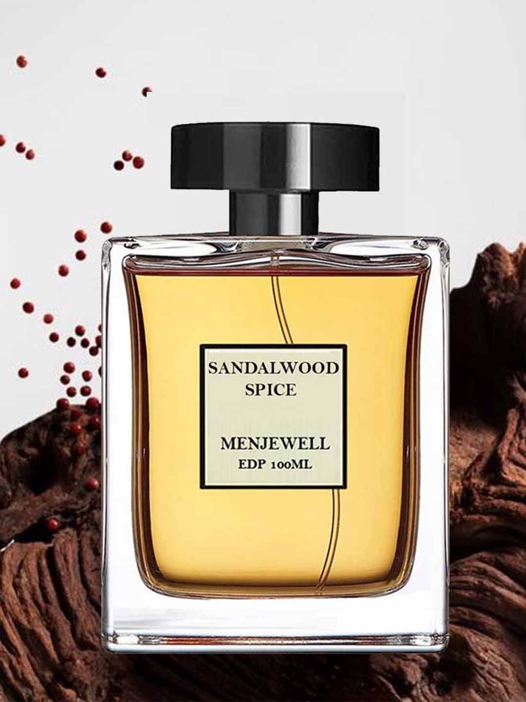 

Menjewell Sandalwood Spice Long Lasting Eau De Parfum - 100 ml, Yellow