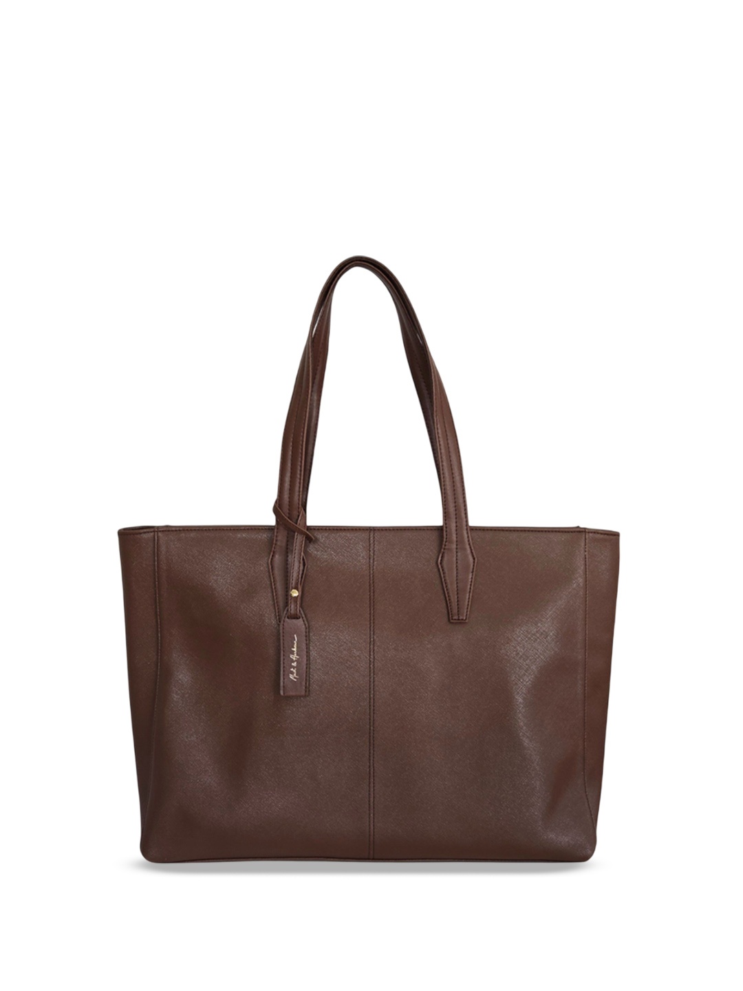 

Mast & Harbour PU Structured Shoulder Bag, Brown