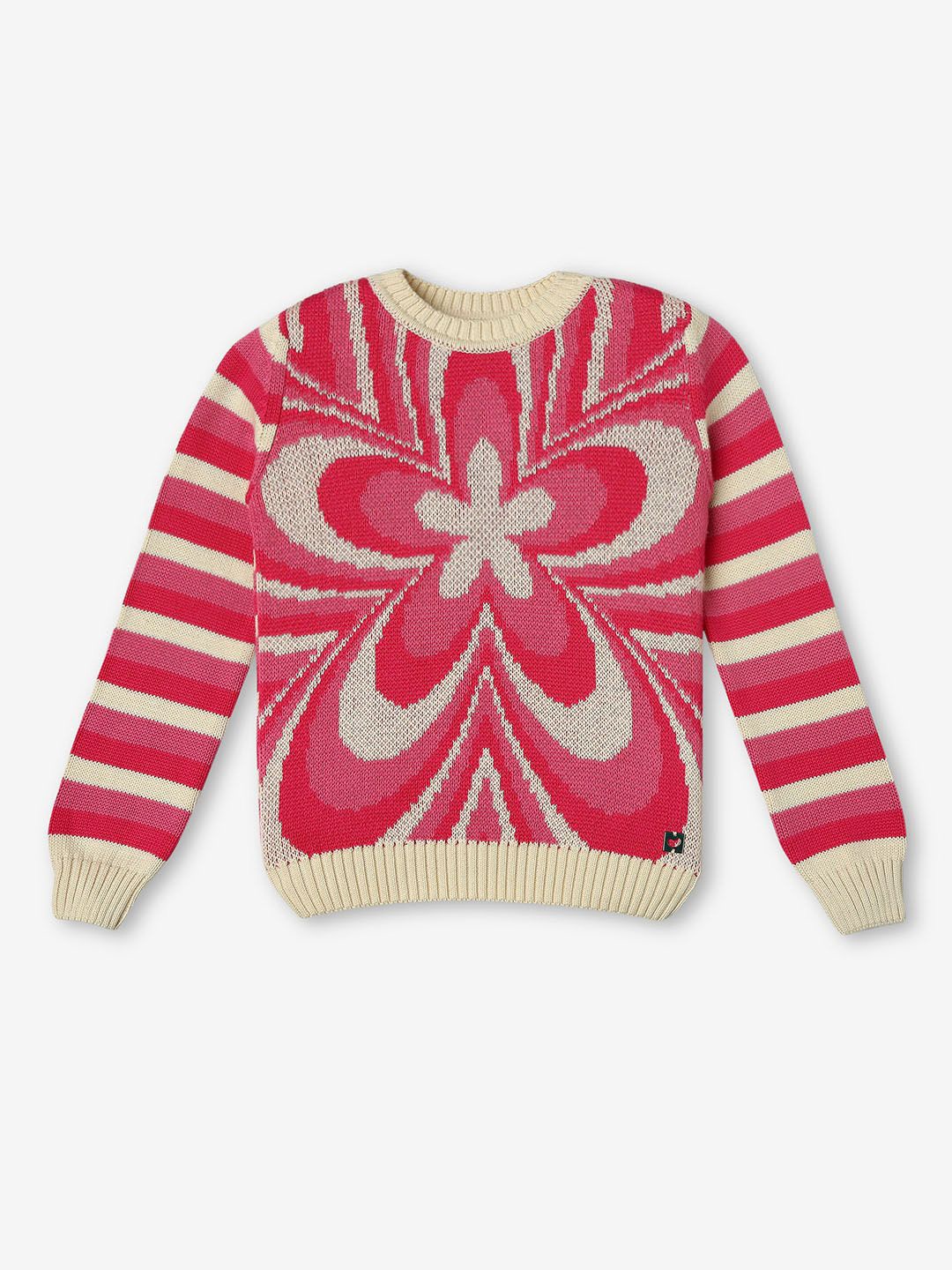 

Ed-a-Mamma Girls Floral Pullover, Pink