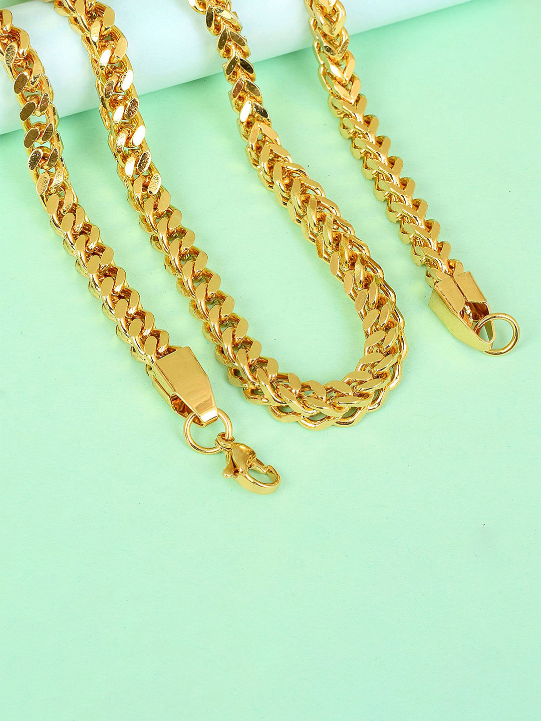 

MEMOIR Men Brass Gold-Plated Chain