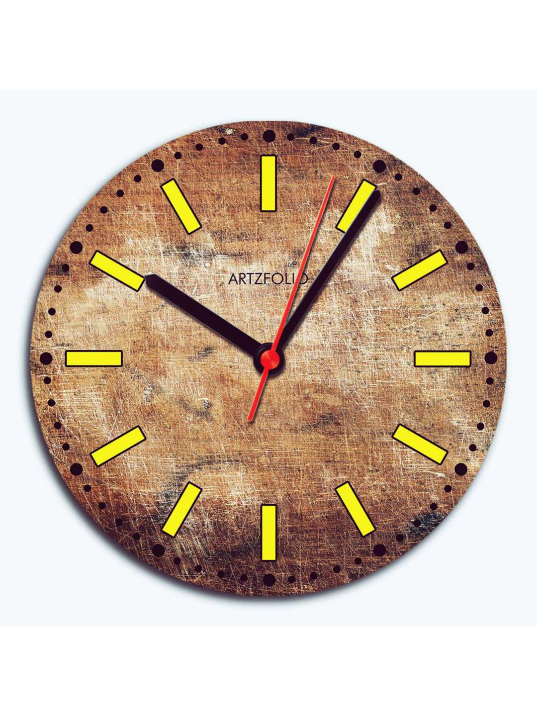 

ArtzFolio Multicoloured Printed Contemporary Wall Clock, Multi