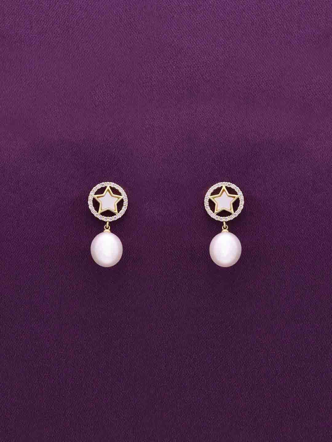 

KAI JEWEL Contemporary Drop Earrings, Gold
