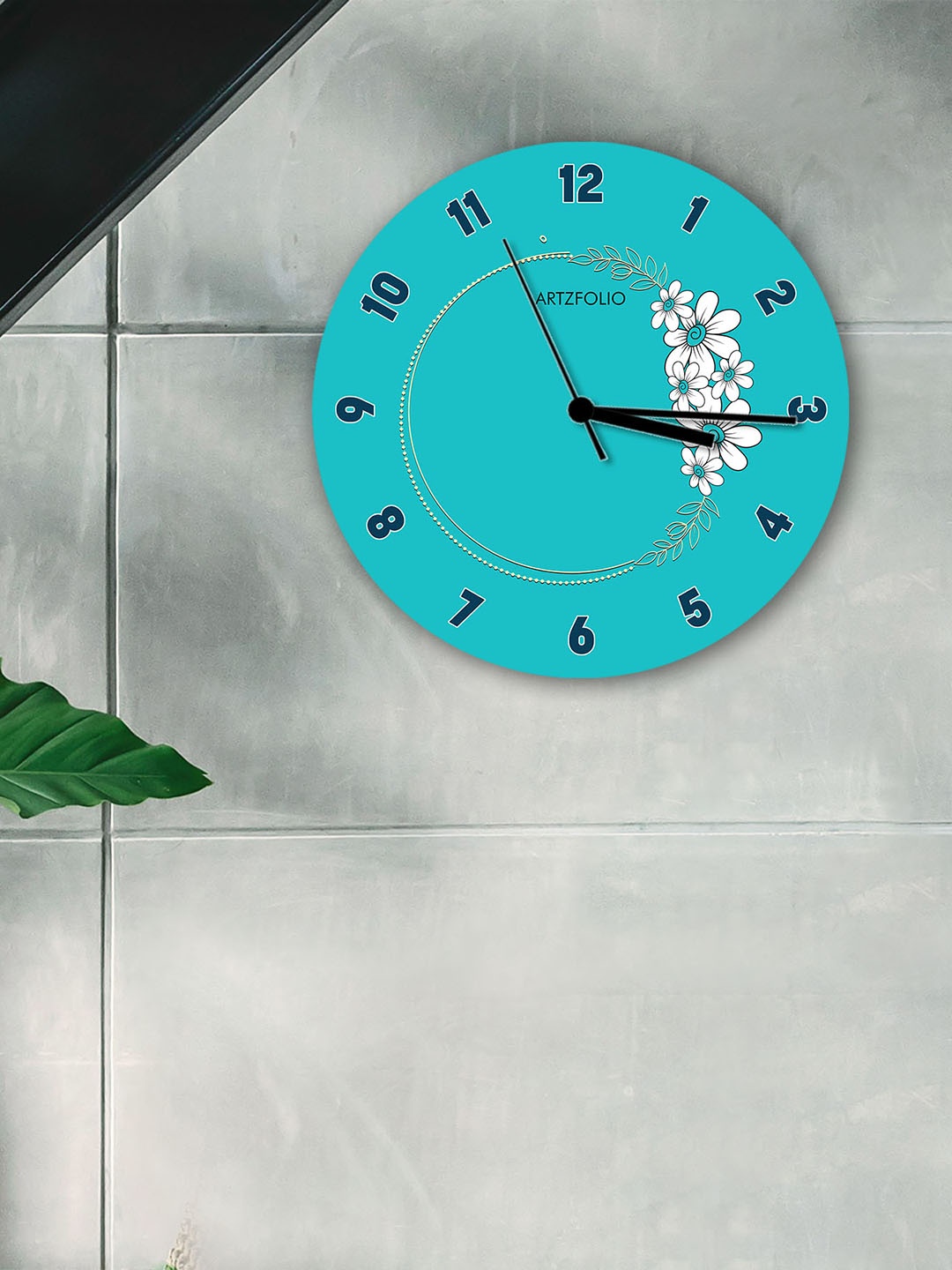 

ArtzFolio Multicoloured Printed Contemporary Wall Clock, Multi