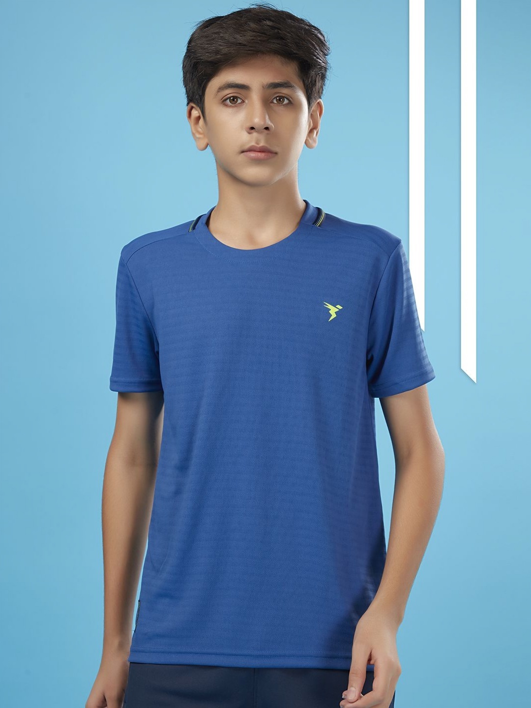 

Technosport Boys UPF50 Slim Fit T-shirt, Blue