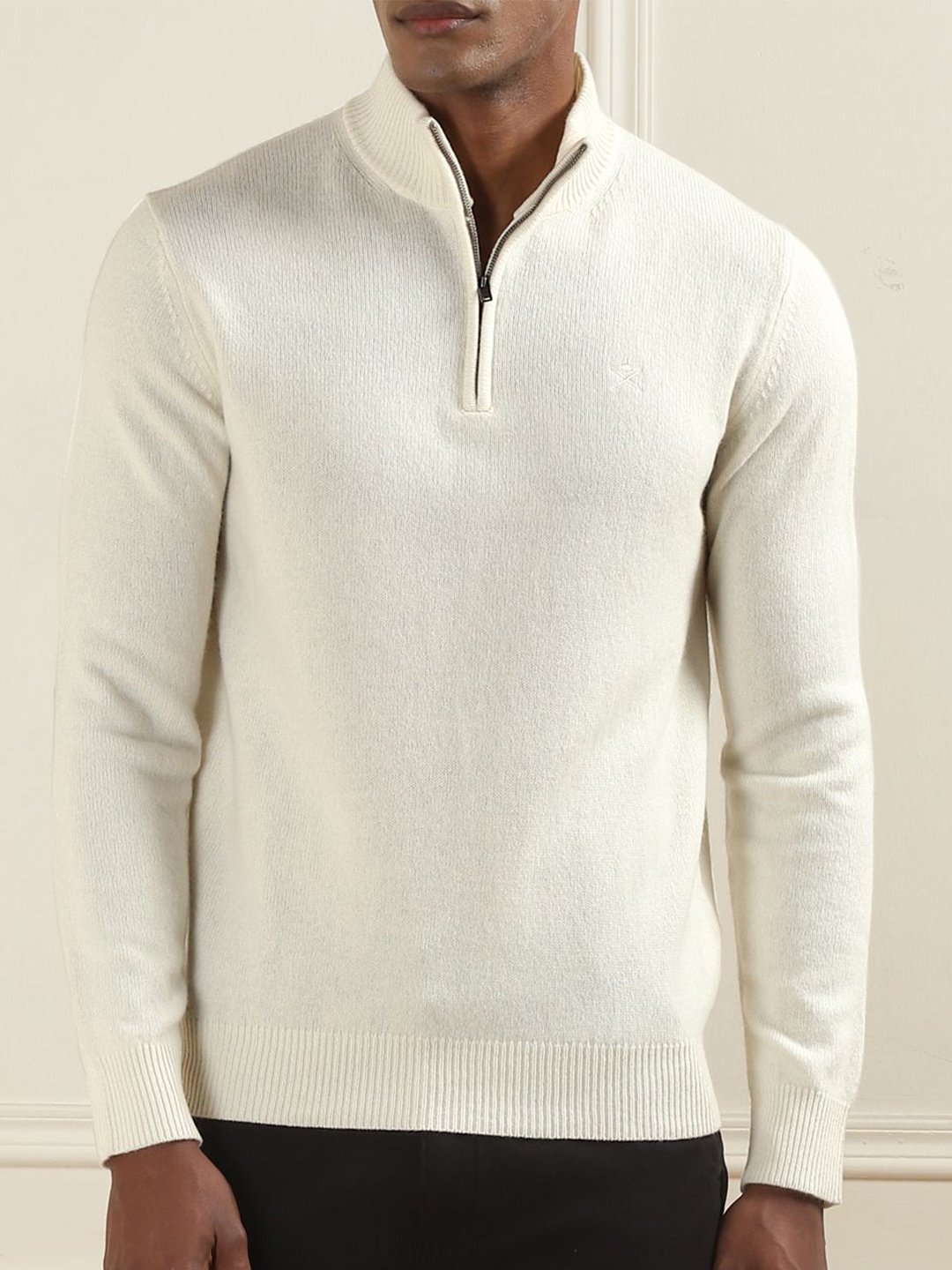 

HACKETT LONDON Men Woollen Pullover, Off white