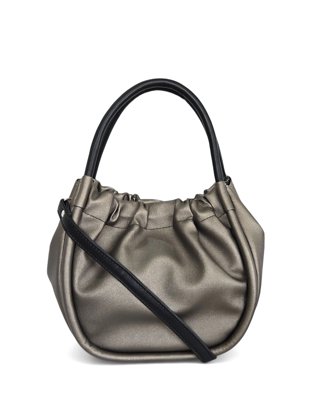 

DressBerry PU Shopper Shoulder Bag with Tasselled, Grey
