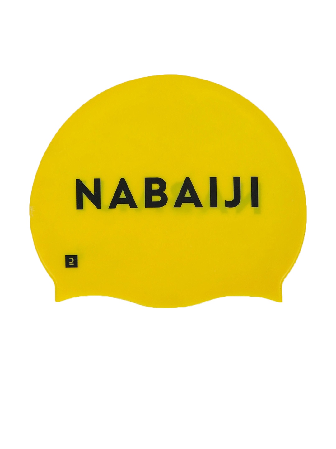 

Nabaiji By Decathlon Printed Silicone Swimming Cap, Yellow