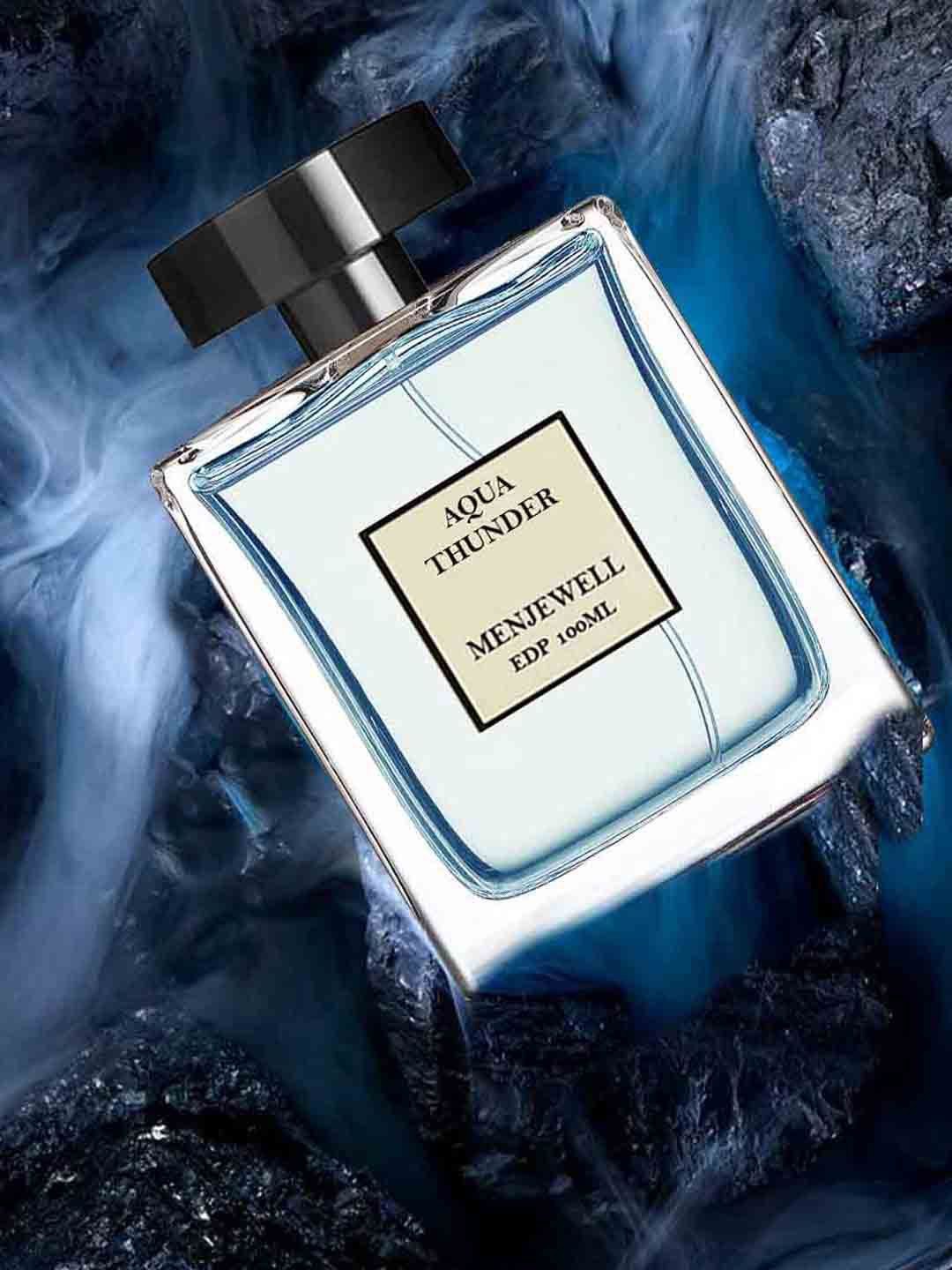 

Menjewell Aqua Thunder Long Lasting Eau De Parfum - 100 ml, Blue