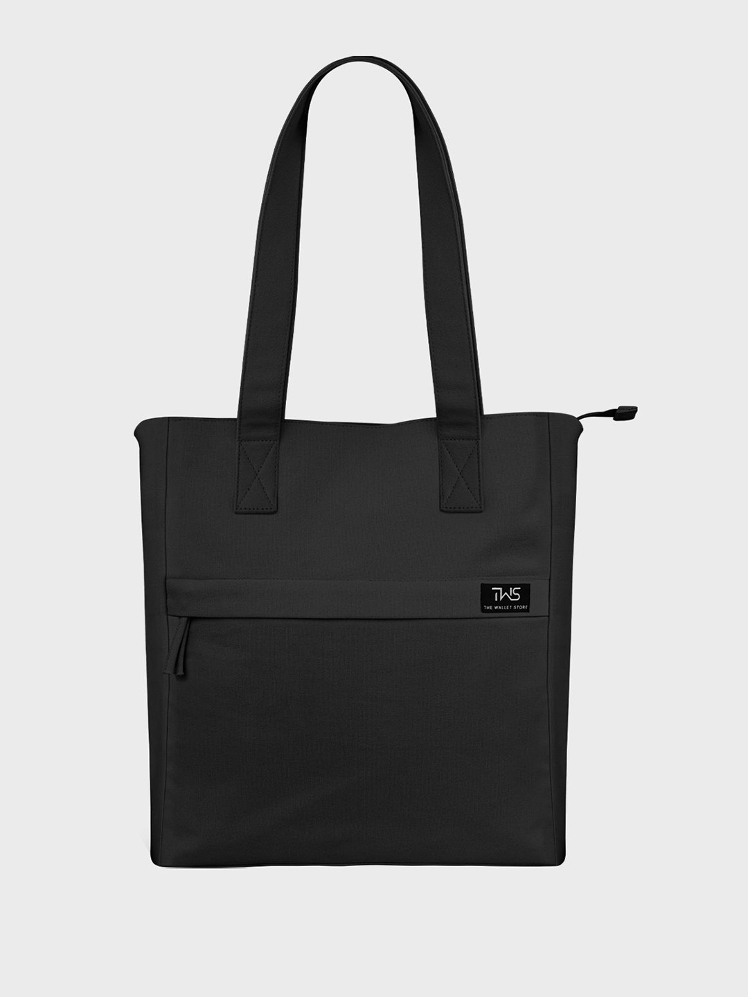 

The Wallet Store Colourblocked Structured Tote Bag, Black