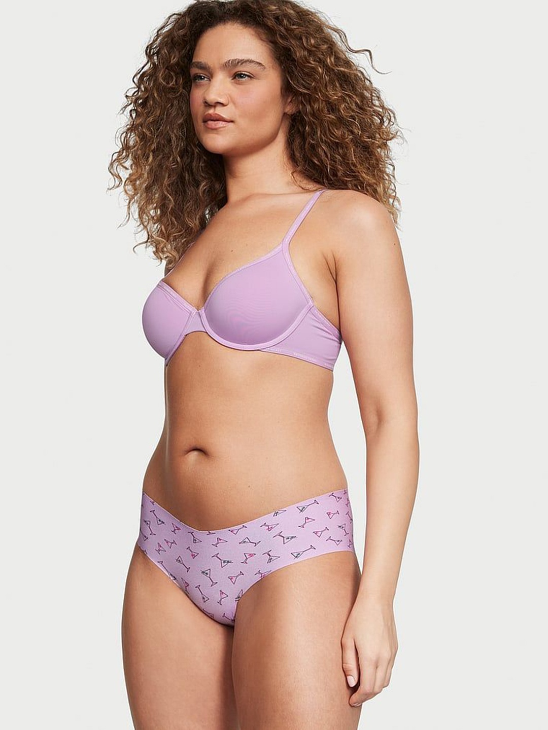 

Victoria's Secret No-Show Hiphugger Panty 112157745Z8G, Purple