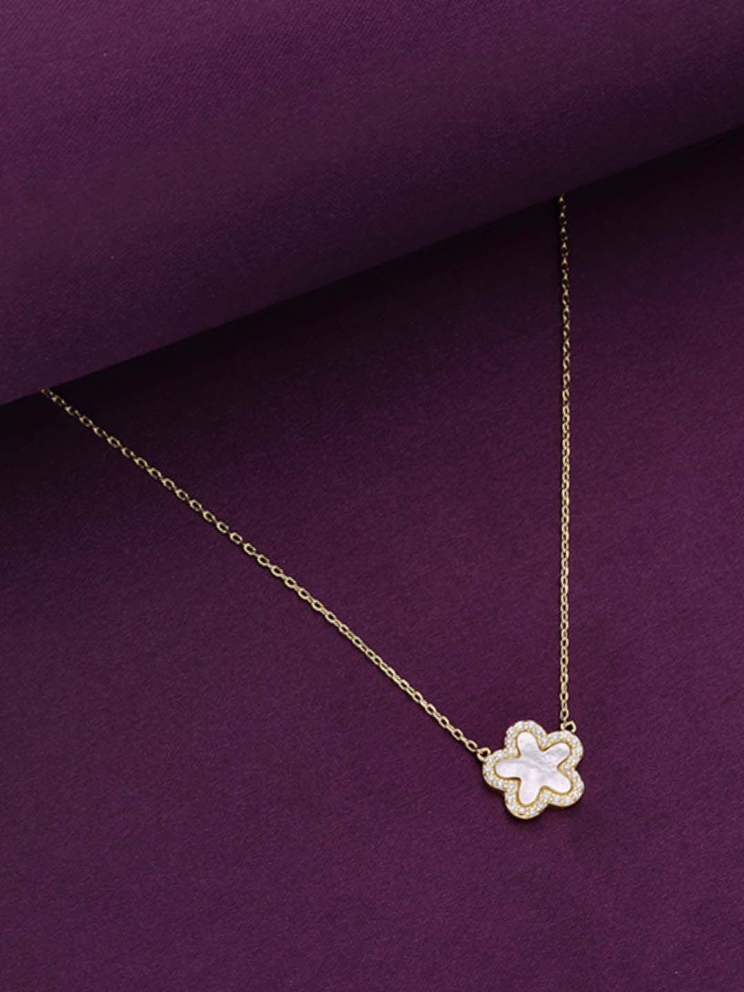 

KAI JEWEL Sterling Silver Gold-Plated Necklace
