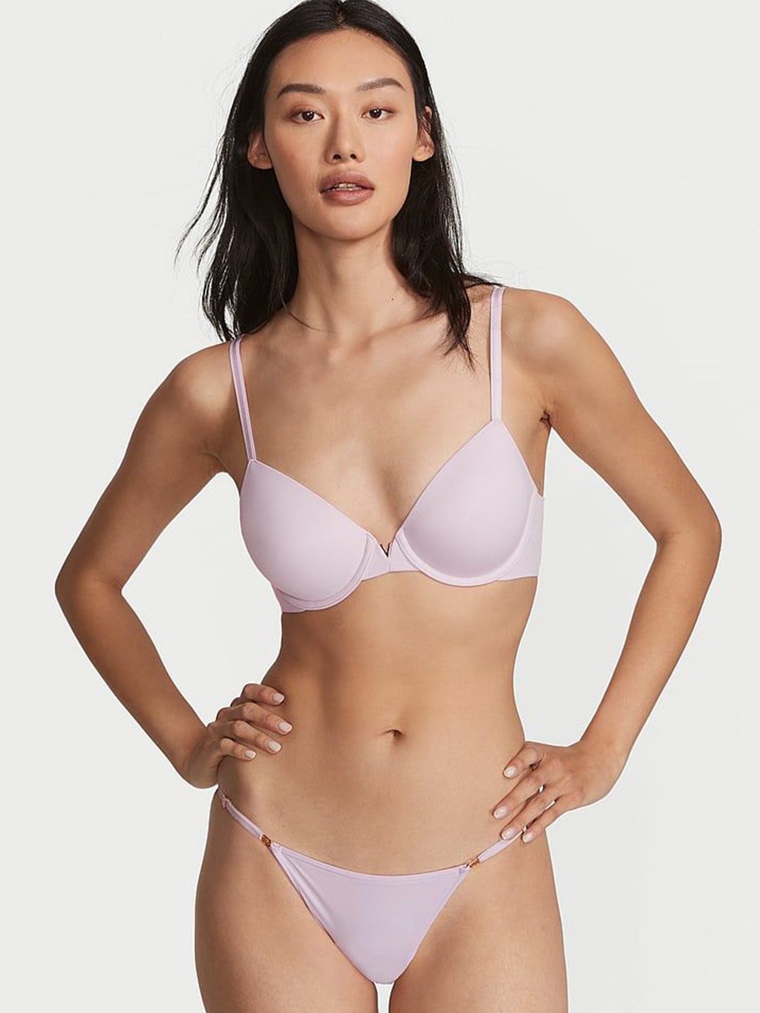 

Victoria's Secret Love Cloud Adjustable String Bikini Panty 1120114108P7, Purple