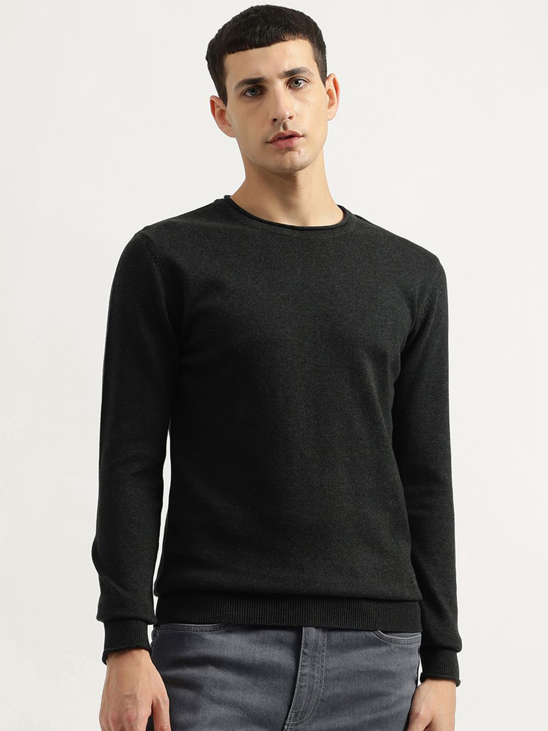

United Colors of Benetton Men Pullover, Black
