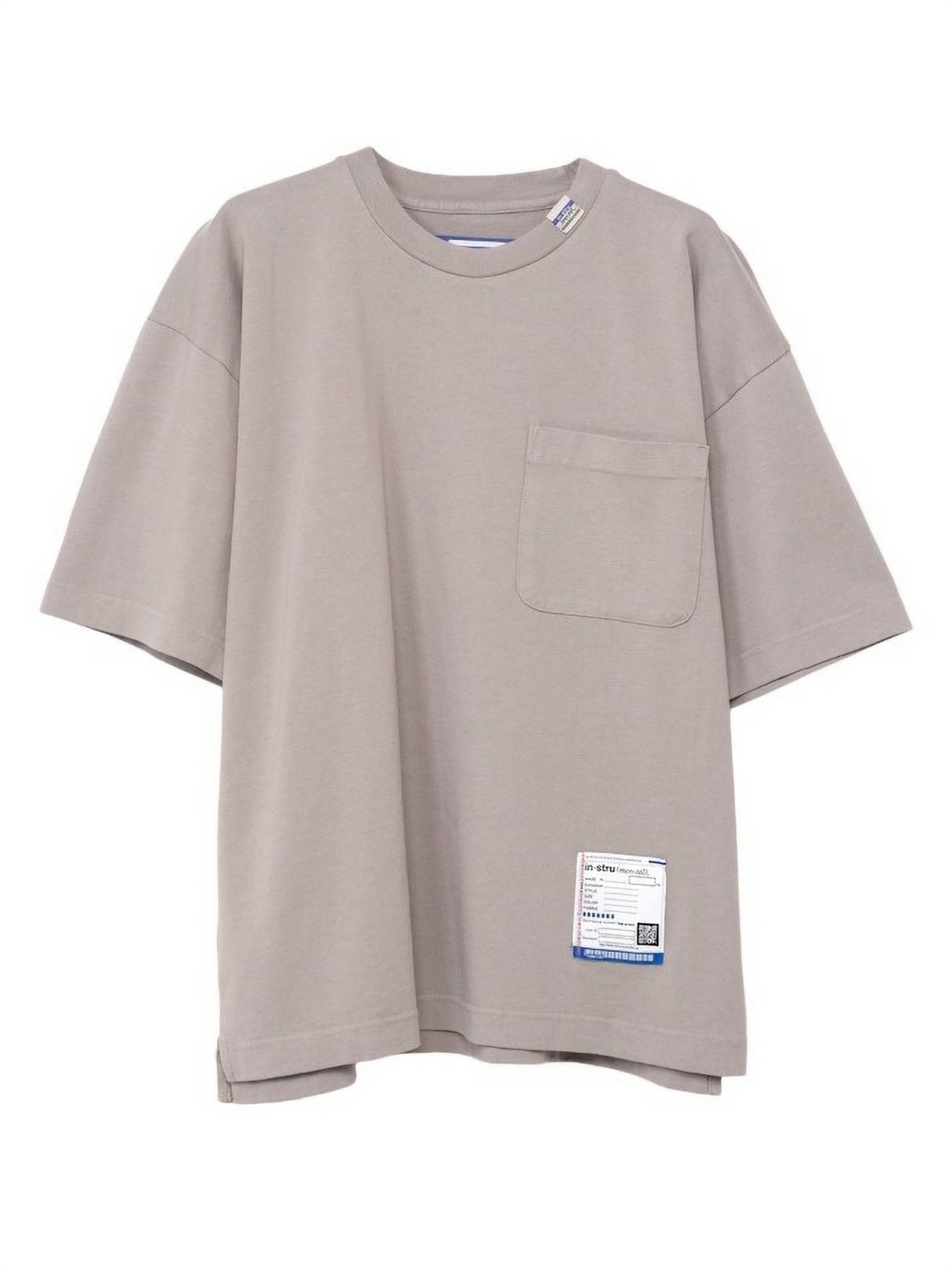 

Maison Mihara Yasuhiro Unisex SS Tee Light Grey Tee