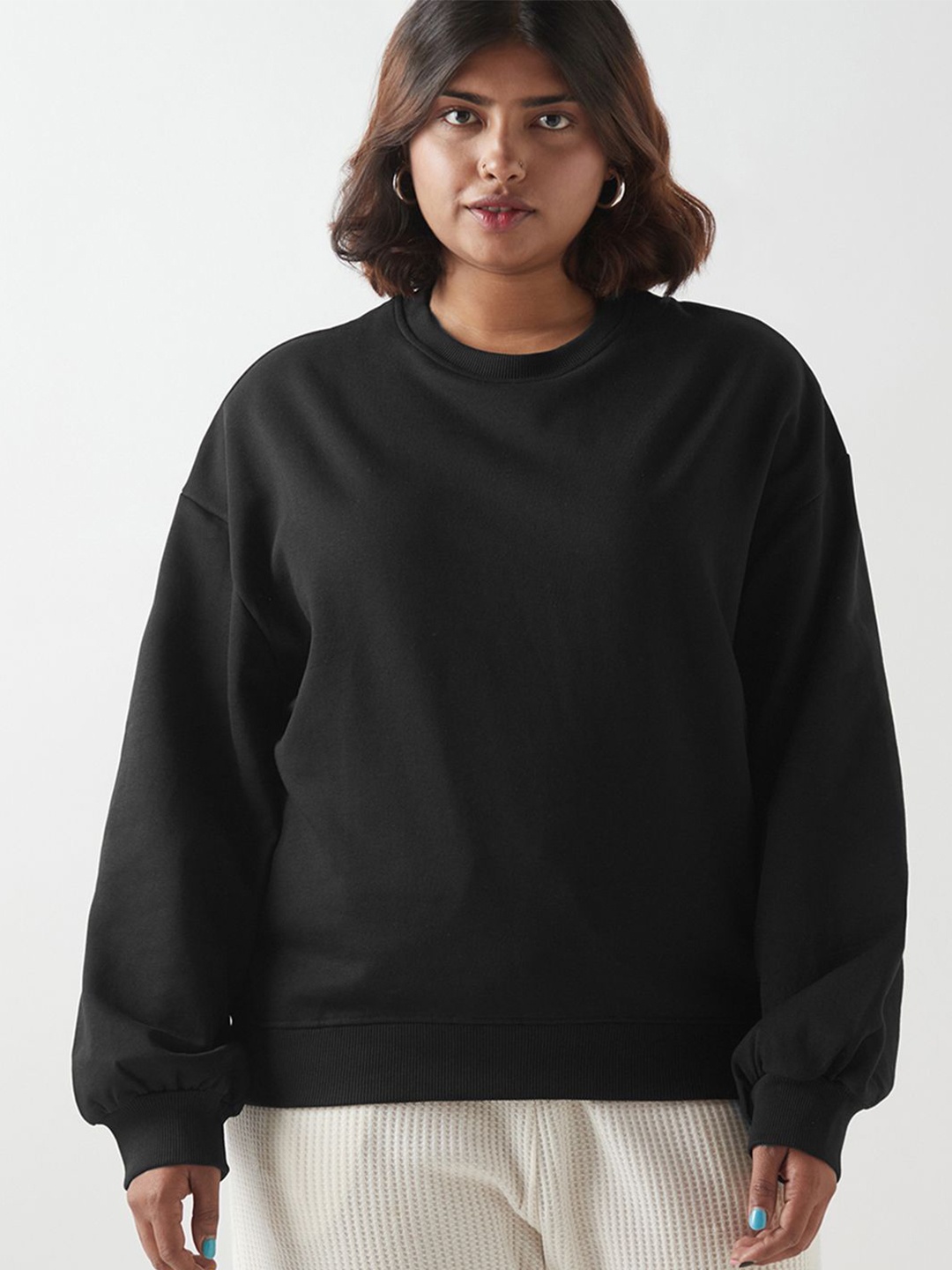 

Bewakoof Women Sweatshirt, Black