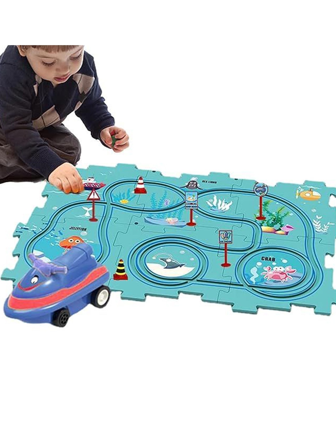 

Kidology Puzzles Activity Toys and Games, Blue