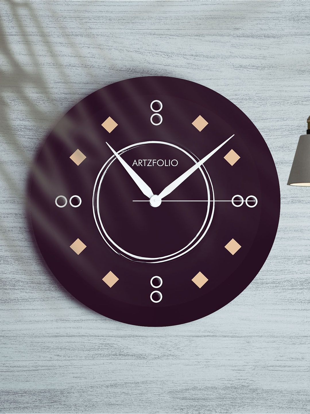 

ArtzFolio Multicoloured Printed Contemporary Wall Clock, Multi