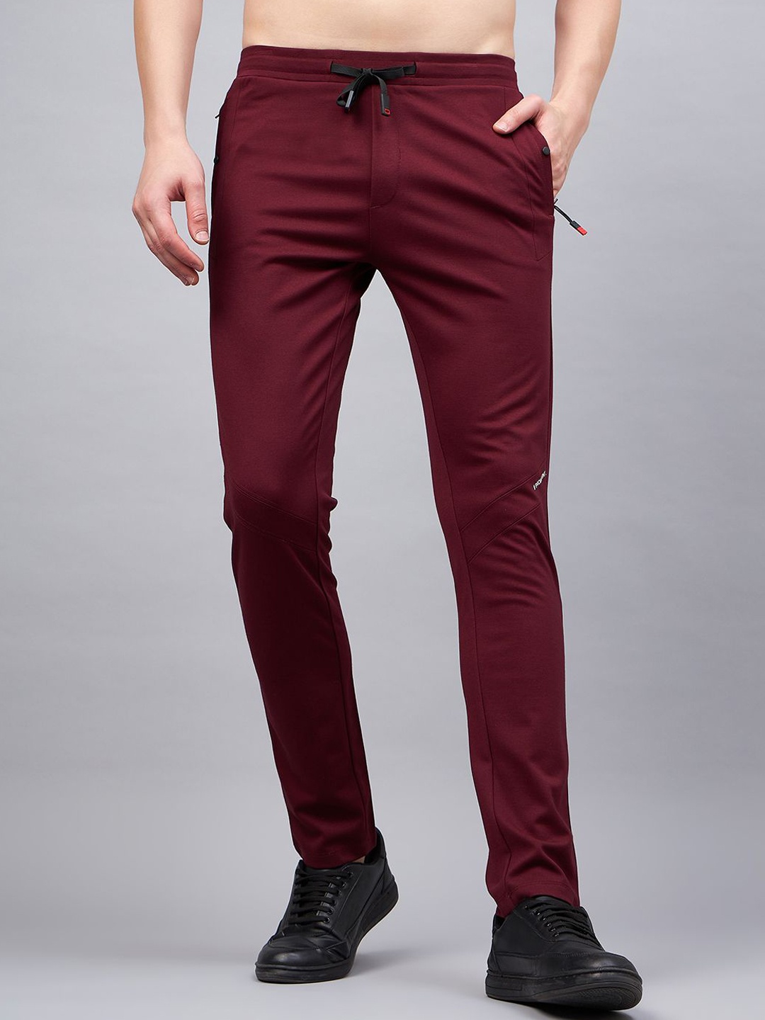 

Promount Cotton Mid Rise Track Pants, Maroon