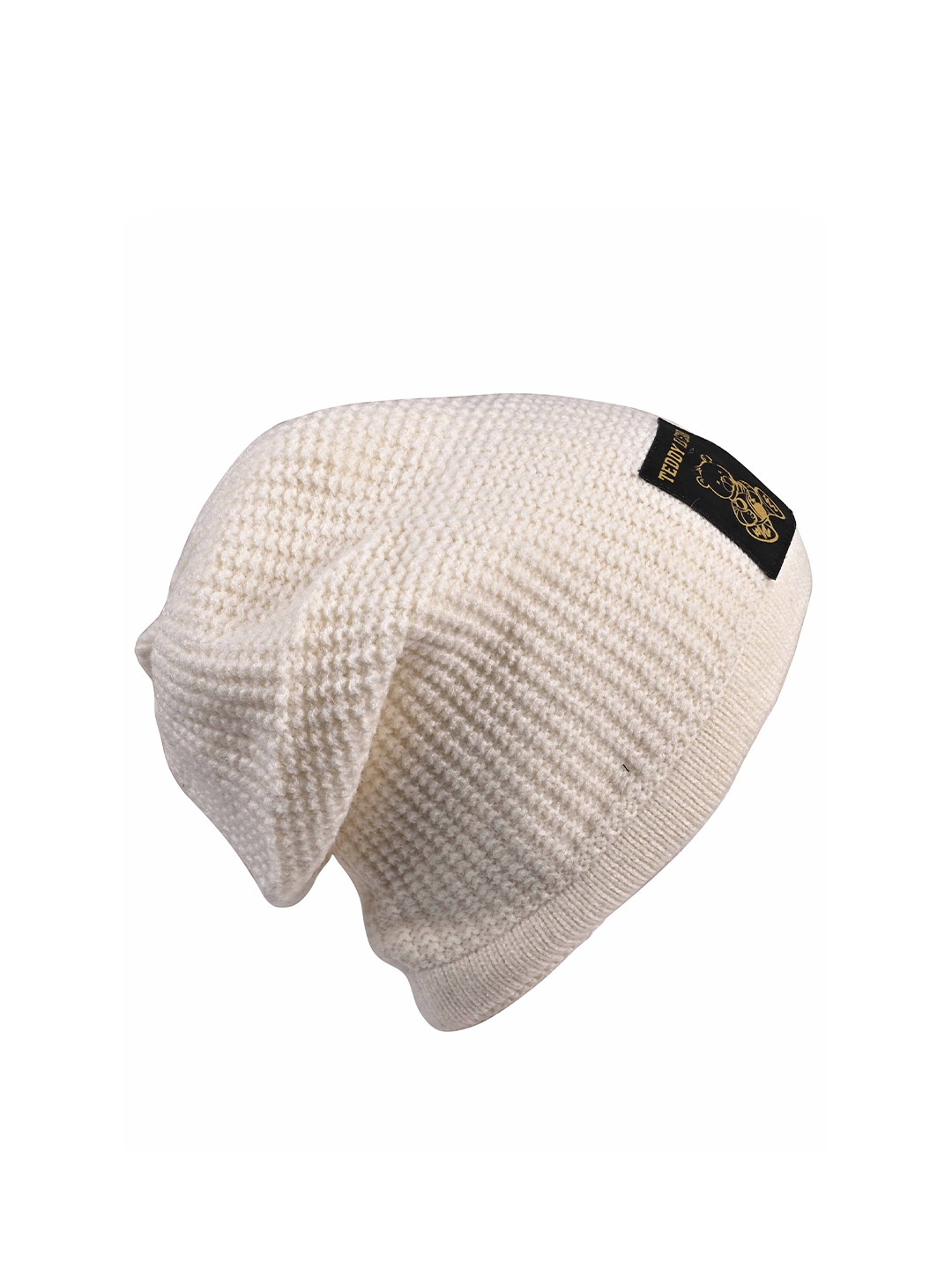 

Cazzano Men Woollen Beanie, Cream