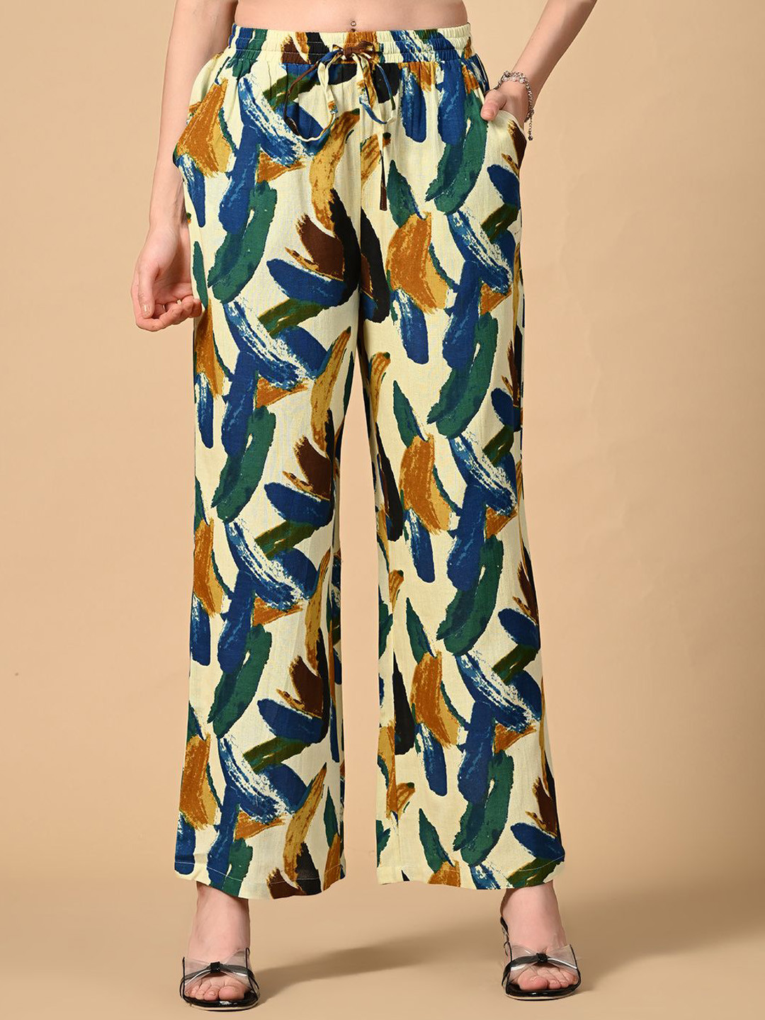 

all about you Women Printed Trousers, Multi