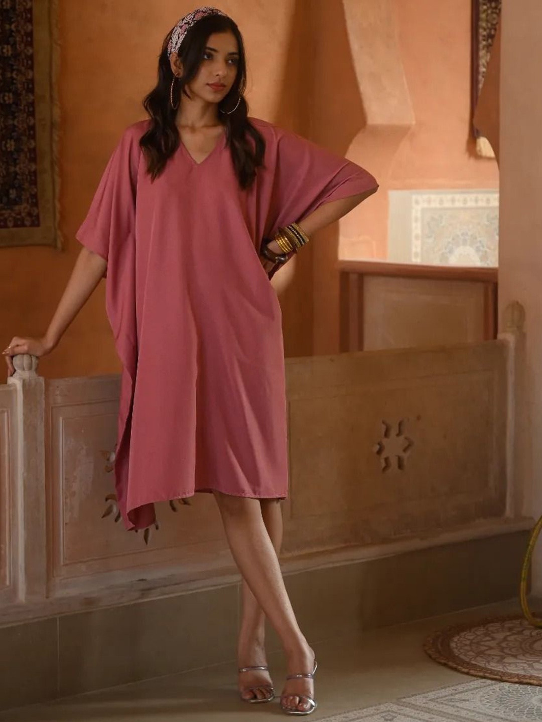 

Aditi Wasan Kaftan Dress, Pink