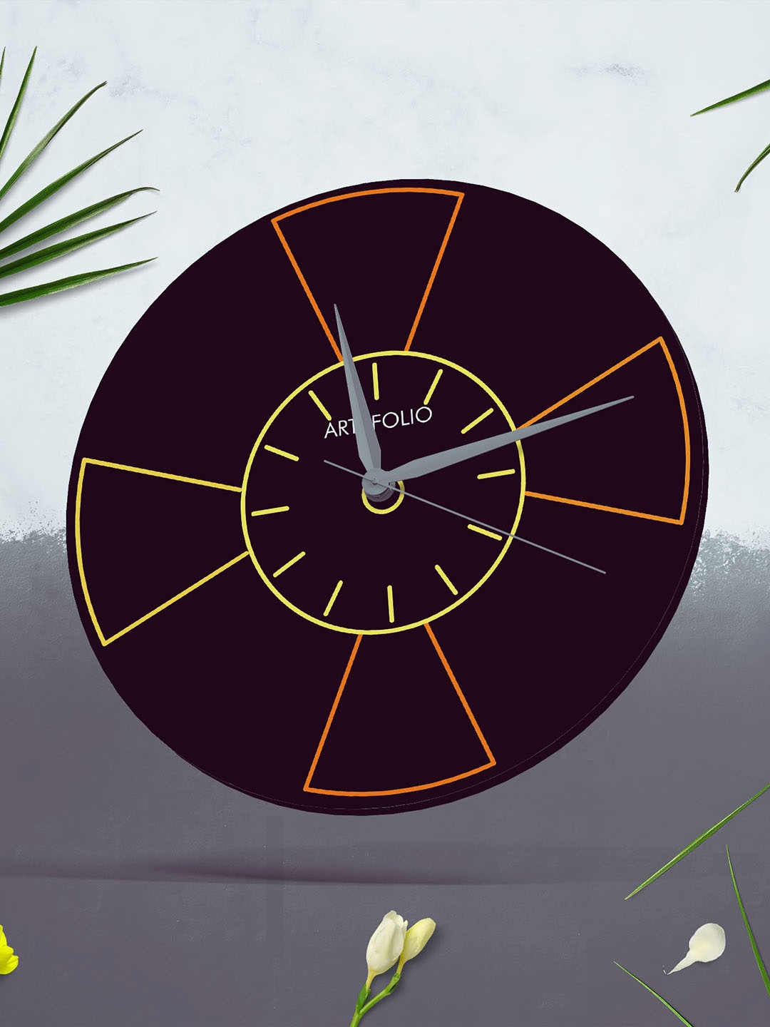 

ArtzFolio Multicoloured Printed Contemporary Wall Clock, Multi