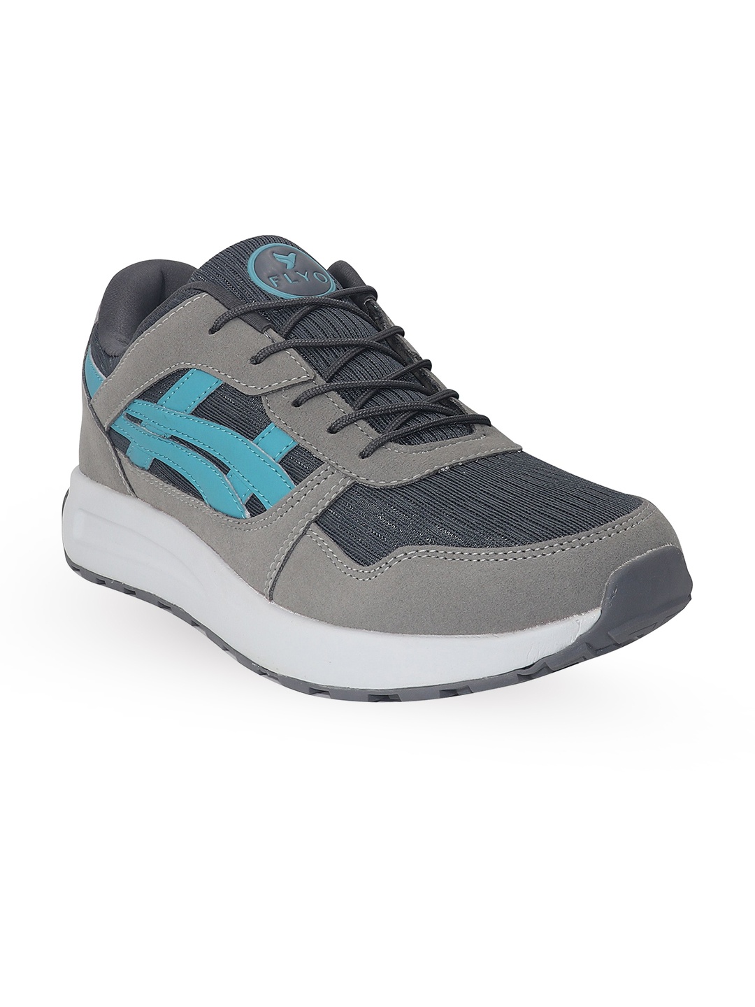 

FLYO Men Walking Non-Marking Shoes, Grey