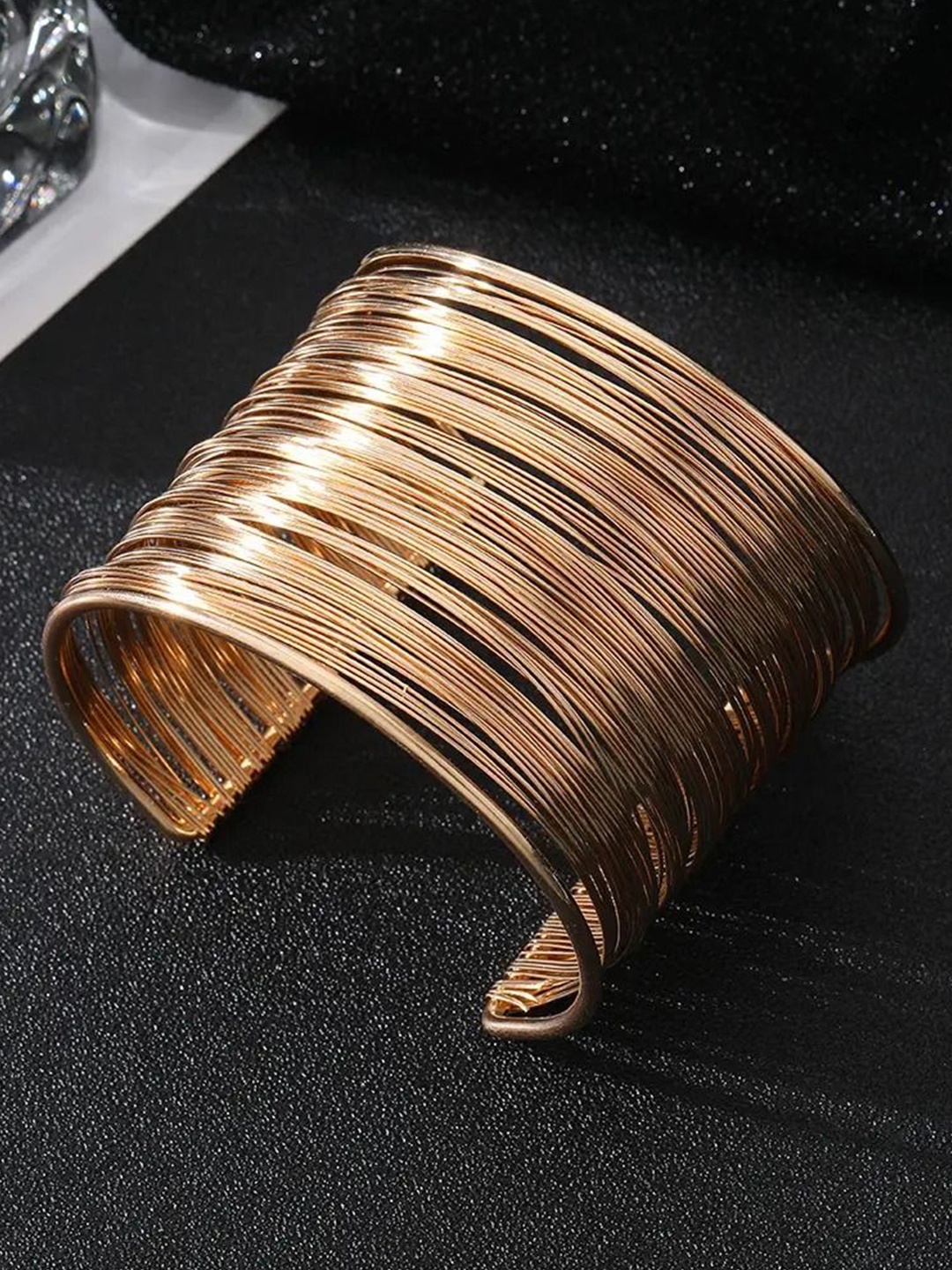 

MEENAZ Women Antique Gold-Plated Kada Bracelet