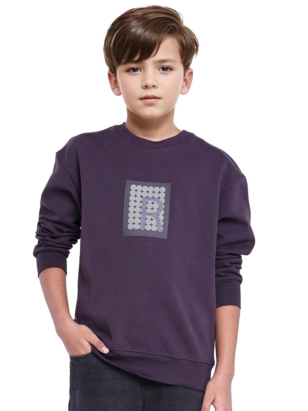 

Rare Ones Boys Hd Graphic Print Sweatshirt, Purple